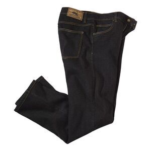 Atlas For Men Mens Stretch Regular Jeans / Black
